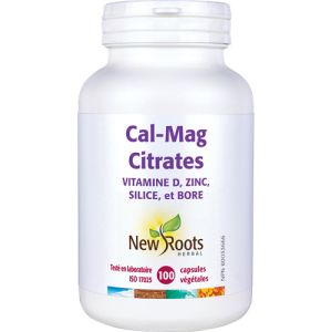 Calcium -Magnésium avec citrates, vit. D, Zinc, Silice, Bore -