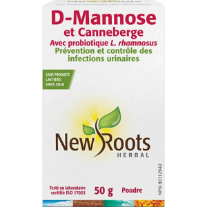 D-Mannose et canneberge avec probiotiques  50g