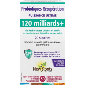Probiotiques Récupération 120 milliards 30 capsules