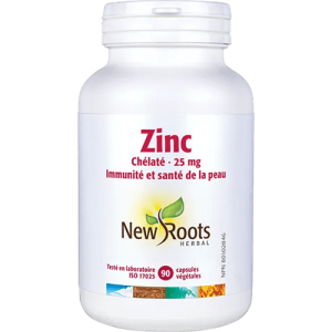 Zinc chélaté 25 mg 90 capsules