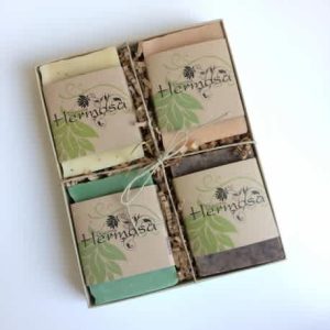 Coffret 4 savons au lait de chèvre