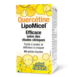 Natural Factors - Quercétine Matrice LipoMicel 250 mg