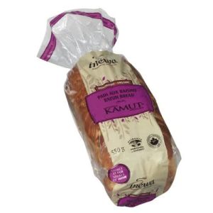 Pain Kamut aux raisins faible en gluten bio 550g