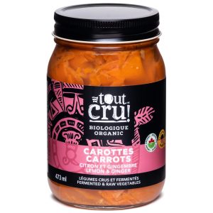 Carottes au citron & gingembre bio 473ml