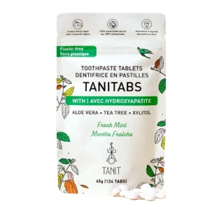 Tanit Dentifrice pastille menthe fraiche 45g124pastilles