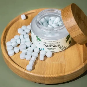 Tanit Rince-bouche en pastilles menthe fraîche 45g pot 124 pastilles