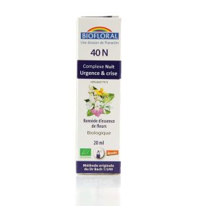 Biofloral - Urgence et Crise 40N Complexe nuit paisible bio 20ml