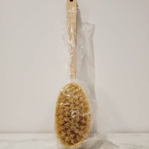 Brosse végétale corps avec long manche