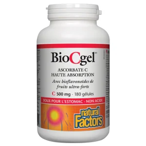 Natural Factors - Bio C gel ascorbate C 500 mg