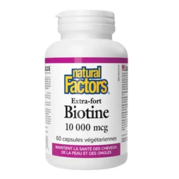 Natural Factors – Biotine 10 000 mcg 60 capsules