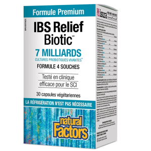Natural Factors - IBS Relief Biotics 7 milliards 30 capsules