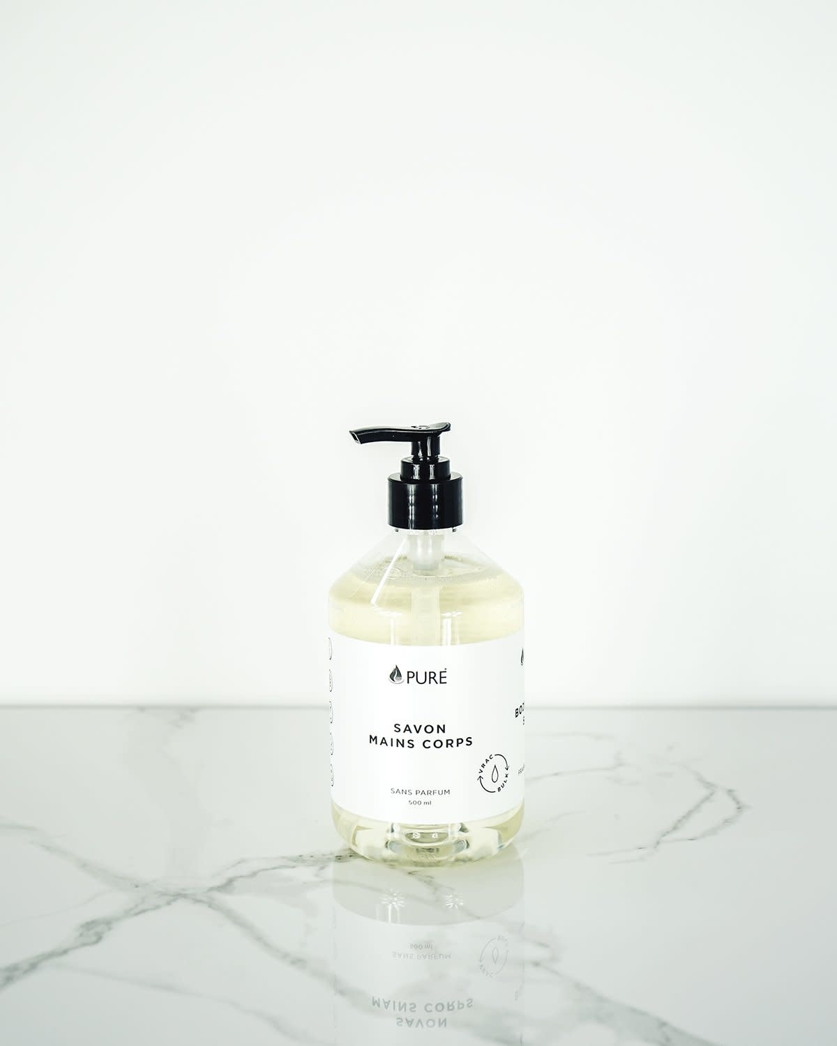 Pure – Savon mains & corps 500ml