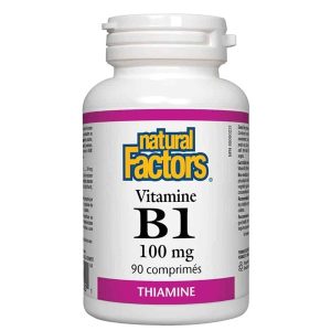 Natural Factors - B1 Thiamine 100 mg 90 comprimés