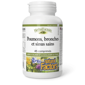 Poumons, bronches et sinus sains 45 comprimés