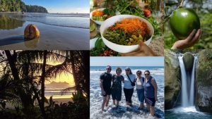 Montage photo d'images montrant les aspects du Costa Rica pour une destination voyage de choix
