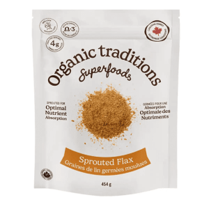 Graine de lin germé bio poudre 454g