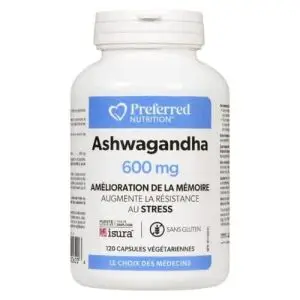 Preferred nutrition - Ashwagandha 600mg 120 capsules