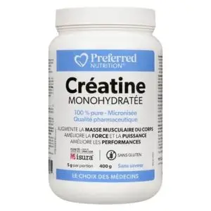 Preferred nutrition - Créatine monohydratée en poudre 400g