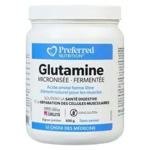 Preferred nutrition - Glutamine fermentée micronisée 600g