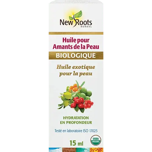 New Roots herbal – Huile pour les amants de la peau bio 15 ml