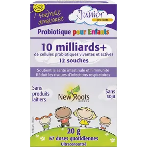 New Roots herbal - Probiotiques pour enfants en poudre 20g