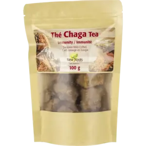 New Roots herbal - Thé Chaga 100g en morceaux