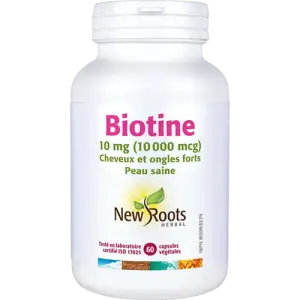 New Roots herbal - Biotine 10,000 mcg 60 capsules