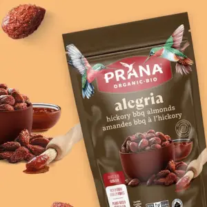 Prana - Alegria amandes B-B-Q a l'hickory bio150g