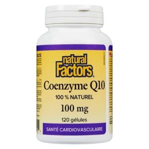 Natural Factors - Coenzyme Q10 100mg 120 gélules