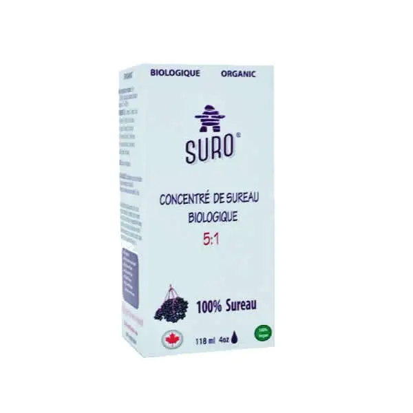 Suro – Concentré de sureau biologique 5:1 118 ml