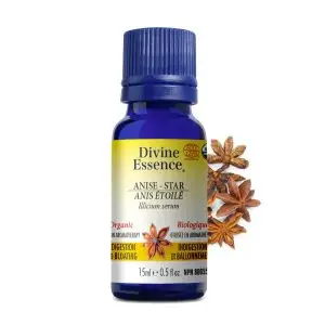 Divine Essence - Huile essentielle Anis Etoilee bio (Illicium verum) 15 ml