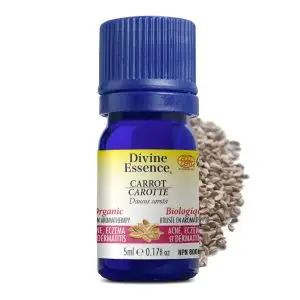 Divine Essence - Huile essentielle Carotte semence bio (Daucus carota) 5 ml