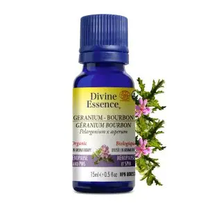 Huile essentielle Géranium bourbon bio - 15ml