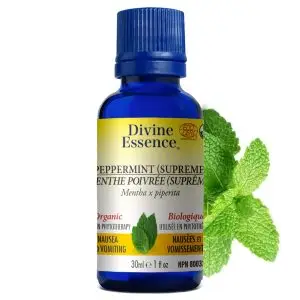Divine Essence - Huile essentielle Menthe poivrée suprême bio 30ml