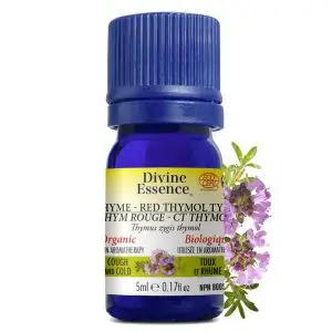 Divine Essence - Huile essentielle Thym Rouge bio (Thymus zygis thymol) 5 ml