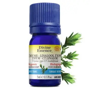 Divine Essence - Huile essentielle Thym Linalol bio (Thymus zygis ct linaloliferum) 5 ml