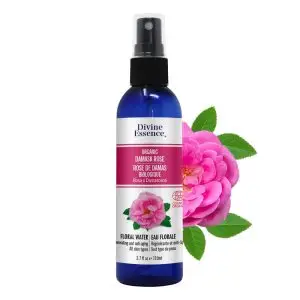 Divine Essence - Hydrolat Rose Extra Pure Petales bio (Rosa x damascena) 110 ml