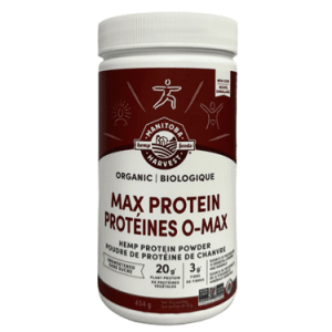 Manitoba Harvest - Fibres O-Max Poudre de protéines de chanvre non sucrées 454g