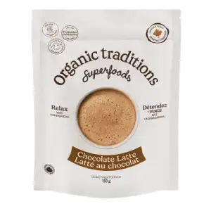 Organic Traditions - Latte au chocolat, ashwagandha et probiotiques 150g