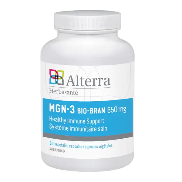 Alterra – MGN-3 Bio-Bran 650mg – 50 capsules