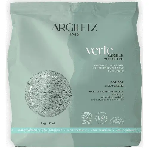 Argiletz – Argile verte moulue fine 1kg