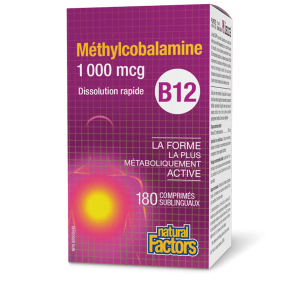 B-12 Methylcobalamine 1000 mcg - 180 capsules
