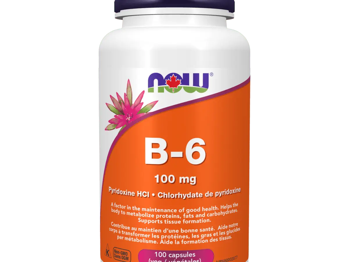 Now – B6 100mg 100 capsules