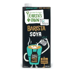 Earth's Own - Boisson de soya Mélange Barista 92% bio 946ml