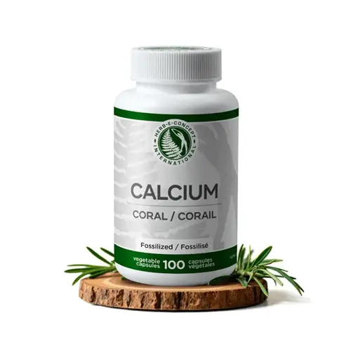 Herb-E-Concept – Calcium de corail 100 capsules
