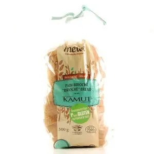 Inewa - Pain Kamut brioché faible en gluten bio 500g