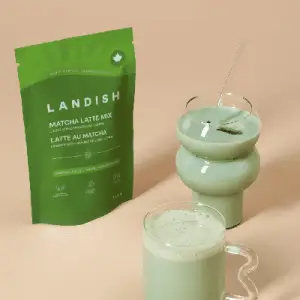Landish - Latté au matcha avec crinière de lion 135g