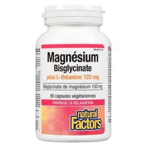 Natural Factors - Magnésium bisglycinate
