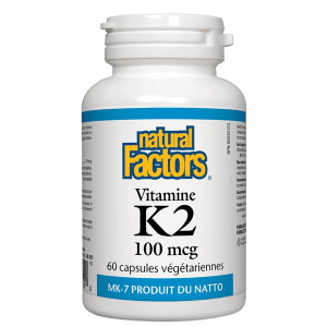 Natural Factors - Vitamine K2 100 mcg 60 capsules