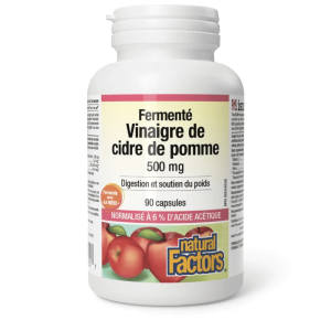 Natural Factors - Vinaigre de cidre de pomme 90 capsules